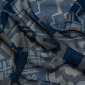 Mood Exclusive Steel Awaiting Eruption Viscose Chiffon Panel Mood Exclusive Steel Awaiting Eruption Viscose Chiffon Panel
