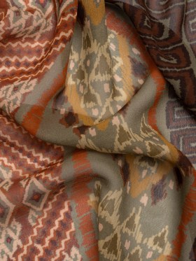 Mood Exclusive Olive Style Central Viscose Chiffon Mood Exclusive Olive Style Central Viscose Chiffon