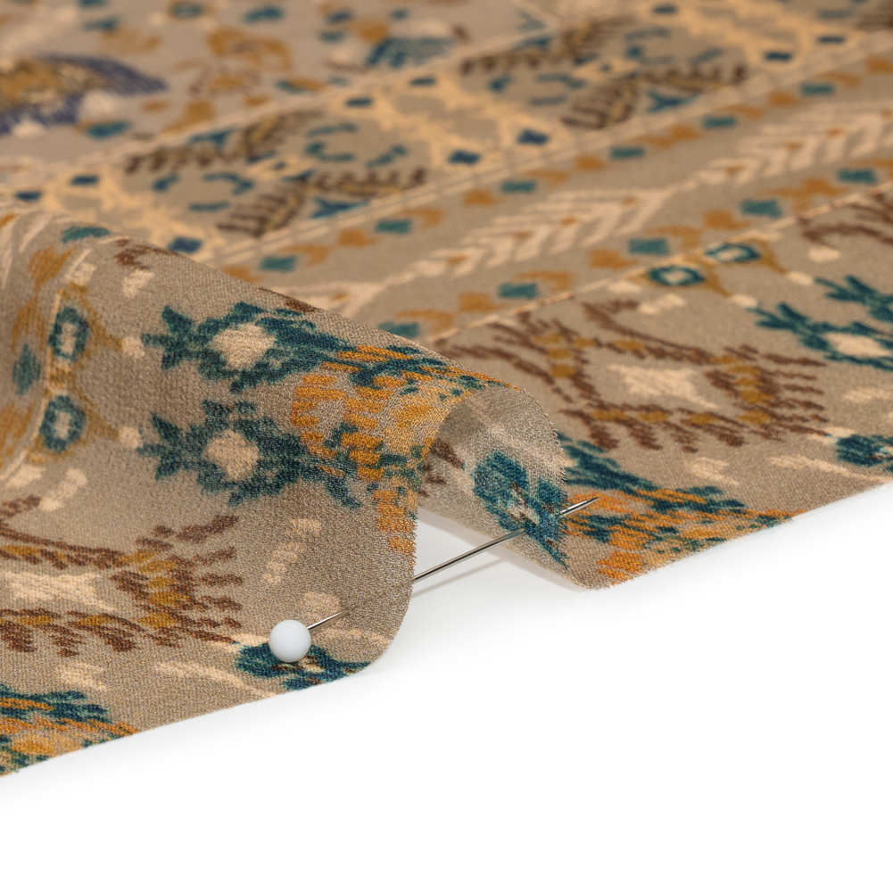 Mood Exclusive Beige My Embroidered Life Viscose Chiffon Panel