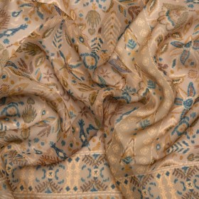 Mood Exclusive Beige My Embroidered Life Viscose Chiffon Panel Mood Exclusive Beige My Embroidered Life Viscose Chiffon Panel