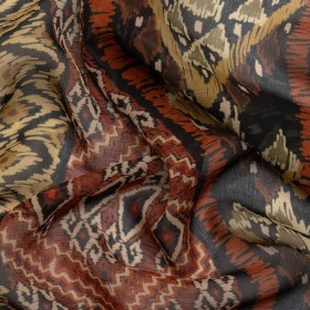 Mood Exclusive Rust Style Central Viscose Chiffon Mood Exclusive Rust Style Central Viscose Chiffon