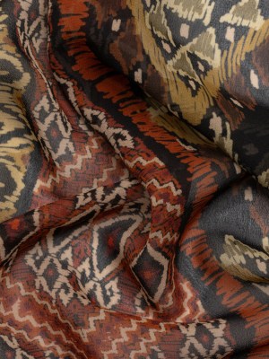 Mood Exclusive Rust Style Central Viscose Chiffon Mood Exclusive Rust Style Central Viscose Chiffon