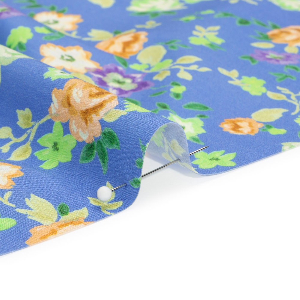 Mood Exclusive Blue Inch by Inch Stretch Cotton Poplin Mood Exclusive Blue Inch by Inch Stretch Cotton Poplin