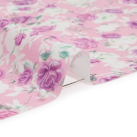 Mood Exclusive Pink Pickings Stretch Cotton Poplin Mood Exclusive Pink Pickings Stretch Cotton Poplin