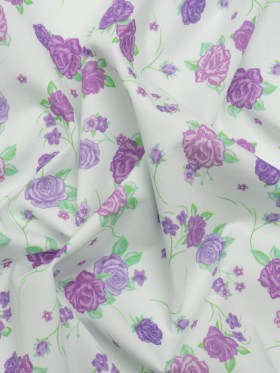 Mood Exclusive White Little Romantic Stretch Cotton Poplin Mood Exclusive White Little Romantic Stretch Cotton Poplin