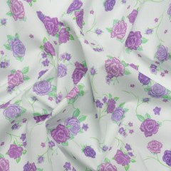 Mood Exclusive White Little Romantic Stretch Cotton Poplin Mood Exclusive White Little Romantic Stretch Cotton Poplin