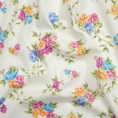 Mood Exclusive Off White Aromatic Enchantments Stretch Cotton Poplin Mood Exclusive Off White Aromatic Enchantments Stretch Cotton Poplin