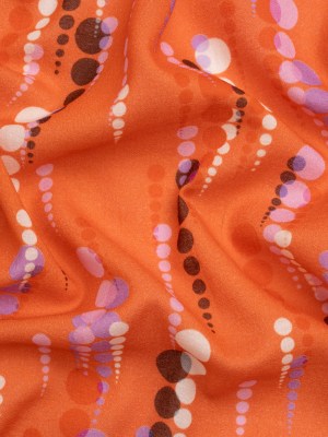 Mood Exclusive Orange Rain on Me Cotton Crepe Mood Exclusive Orange Rain on Me Cotton Crepe