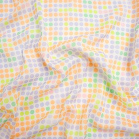 Mood Exclusive White Candy Buttons Cotton Crepe Mood Exclusive White Candy Buttons Cotton Crepe
