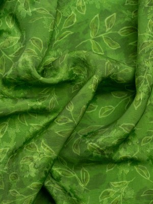 Floral Viscose Jacquard Print – Grass Green Tie Dye and Leaves – Mood Exclusive Little Sprigs Floral Viscose Jacquard Print – Grass Green Tie Dye and Leaves – Mood Exclusive Little Sprigs