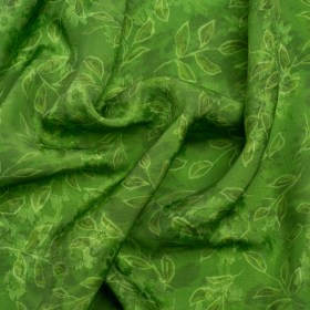 Floral Viscose Jacquard Print – Grass Green Tie Dye and Leaves – Mood Exclusive Little Sprigs Floral Viscose Jacquard Print – Grass Green Tie Dye and Leaves – Mood Exclusive Little Sprigs