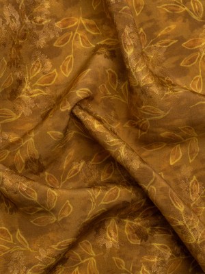 Floral Viscose Jacquard Print – Brown Tie Dye and Leaves – Mood Exclusive Little Sprigs Floral Viscose Jacquard Print – Brown Tie Dye and Leaves – Mood Exclusive Little Sprigs