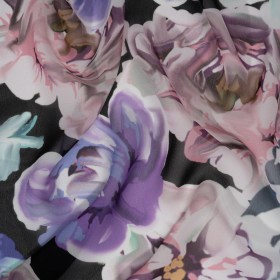 Mood Exclusive Purple Aromatic Affections Viscose Chiffon Mood Exclusive Purple Aromatic Affections Viscose Chiffon