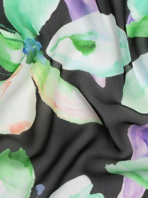 Mood Exclusive Green Orchid Overture Viscose Chiffon Mood Exclusive Green Orchid Overture Viscose Chiffon