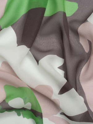 Mood Exclusive Taupe Garden Giants Viscose Chiffon Mood Exclusive Taupe Garden Giants Viscose Chiffon