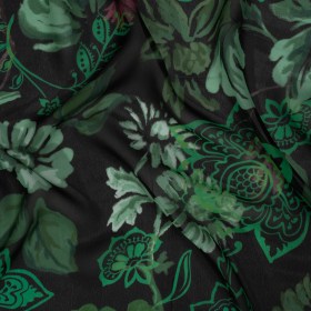 Mood Exclusive Green Ballroom Botanicals Viscose Chiffon Mood Exclusive Green Ballroom Botanicals Viscose Chiffon