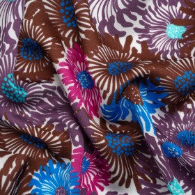 Mood Exclusive Purple Wistful Weeds Striped Viscose Dobby Mood Exclusive Purple Wistful Weeds Striped Viscose Dobby