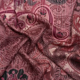 Mood Exclusive Plum Vision Metallic Striped Viscose Dobby Mood Exclusive Plum Vision Metallic Striped Viscose Dobby
