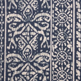 Mood Exclusive Blue Sun Carvings Sustainable Viscose and Polyester Twill Mood Exclusive Blue Sun Carvings Sustainable Viscose and Polyester Twill