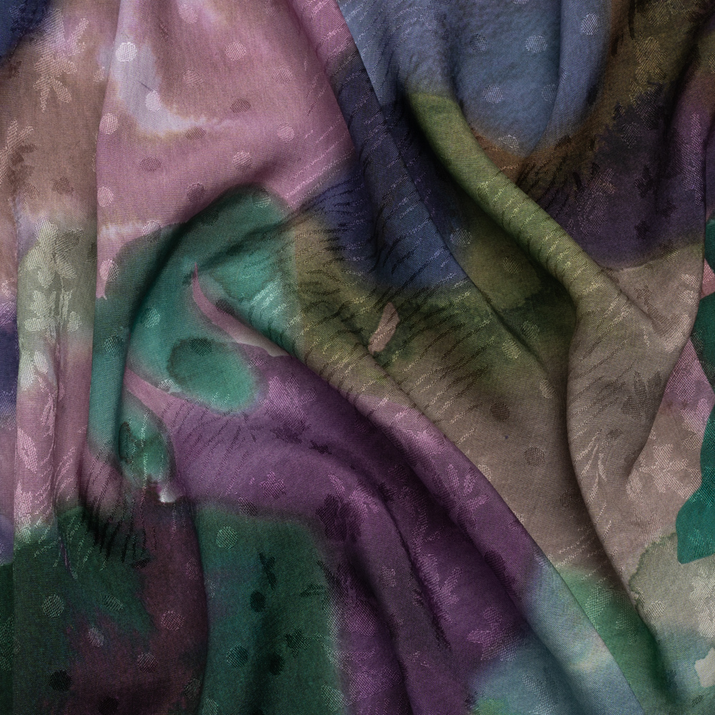 Mood Exclusive Eggplant Muddled Magic Patchwork Viscose Jacquard Mood Exclusive Eggplant Muddled Magic Patchwork Viscose Jacquard