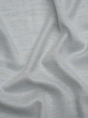Baby Blue and Beige Heathered Lightweight Linen Blend Woven Baby Blue and Beige Heathered Lightweight Linen Blend Woven