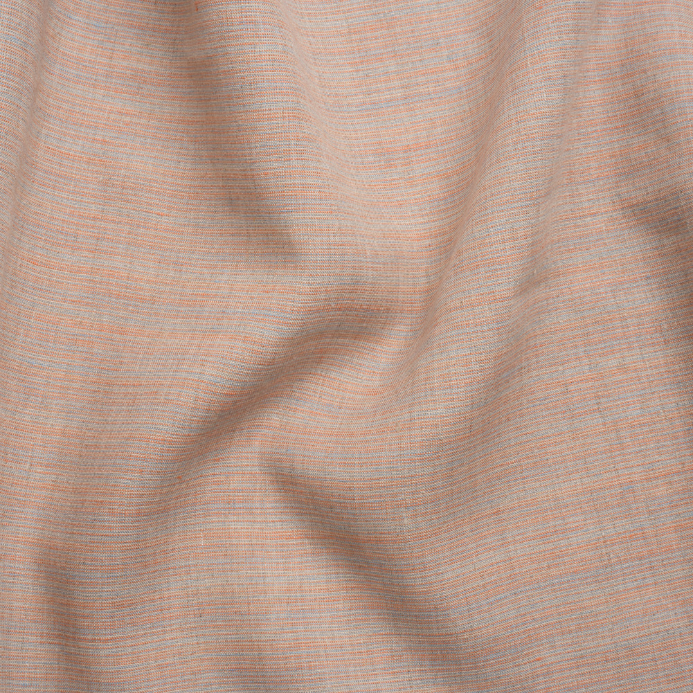 Blue, Red and Yellow Striated Lightweight Linen Woven Blue, Red and Yellow Striated Lightweight Linen Woven