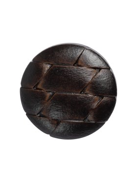 Italian Brown Geometric Engraved Shank Back Plastic Button – 36L/23mm Italian Brown Geometric Engraved Shank Back Plastic Button – 36L/23mm