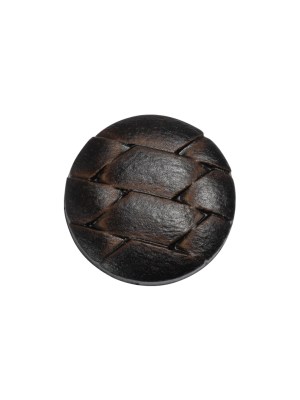 Italian Dark Brown Geometric Engraved Shank Back Plastic Button – 28L/18mm Italian Dark Brown Geometric Engraved Shank Back Plastic Button – 28L/18mm