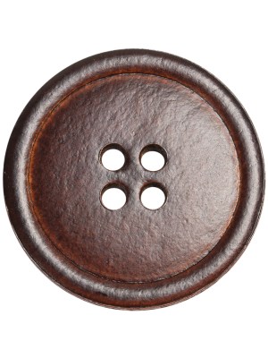 Red Brown Leather 4-Hole Button – 44L/28mm Red Brown Leather 4-Hole Button – 44L/28mm