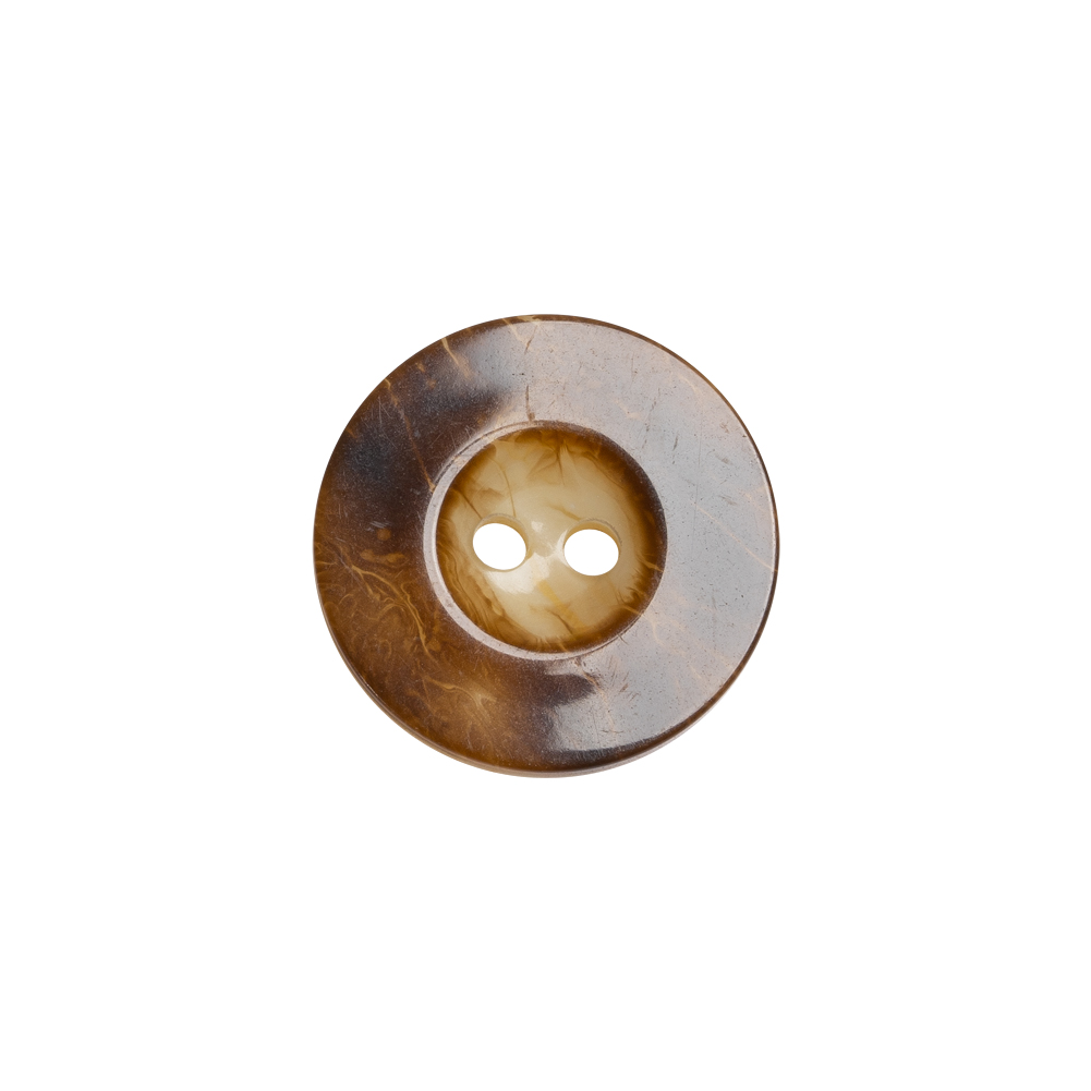 Italian Brown and Beige Abstract 2-Hole Plastic Button – 27L/17mm Italian Brown and Beige Abstract 2-Hole Plastic Button – 27L/17mm