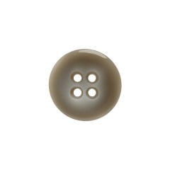 Gray Shimmering 4-Hole Plastic Button – 28L/18mm Gray Shimmering 4-Hole Plastic Button – 28L/18mm