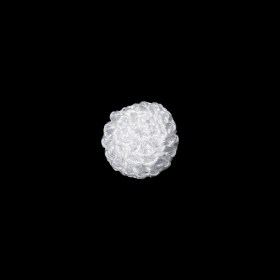 Optic White Crochet Fabric Covered Shank Back Button – 18L/11.5mm Optic White Crochet Fabric Covered Shank Back Button – 18L/11.5mm