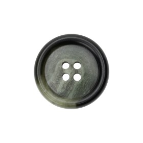 Olive Gray Swirls Rolled Rim 4-Hole Plastic Button – 38L/24mm Olive Gray Swirls Rolled Rim 4-Hole Plastic Button – 38L/24mm