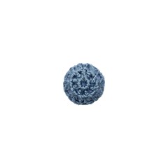 French Blue Crochet Fabric Covered Shank Back Button – 16L/10mm French Blue Crochet Fabric Covered Shank Back Button – 16L/10mm