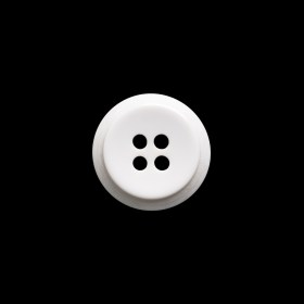 Pale Gray Raised Center Plastic 4-Hole Button – 24L/15mm Pale Gray Raised Center Plastic 4-Hole Button – 24L/15mm