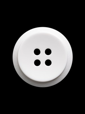 Pale Gray Raised Center Plastic 4-Hole Button – 36L/23mm Pale Gray Raised Center Plastic 4-Hole Button – 36L/23mm