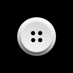 Pale Gray Raised Center Plastic 4-Hole Button – 36L/23mm Pale Gray Raised Center Plastic 4-Hole Button – 36L/23mm