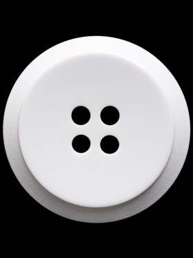 Pale Gray Raised Center Plastic 4-Hole Button – 44L/28mm Pale Gray Raised Center Plastic 4-Hole Button – 44L/28mm