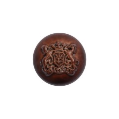 Half Dome Plastic Shank Back Button – Bordeaux Coat of Arms Embossed – 30L/19mm Half Dome Plastic Shank Back Button – Bordeaux Coat of Arms Embossed – 30L/19mm