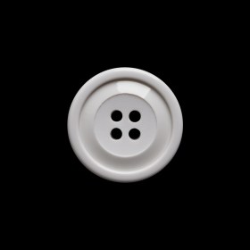 Pale Gray Raised Center and Rim Plastic 4-Hole Button – 32L/20mm Pale Gray Raised Center and Rim Plastic 4-Hole Button – 32L/20mm