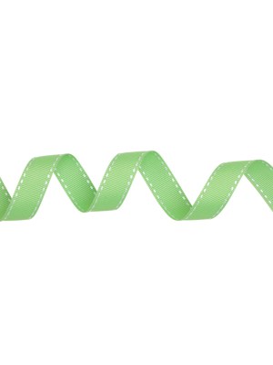 Grosgrain Ribbon with White Stitched Borders – Mint Green – 0.625″ Grosgrain Ribbon with White Stitched Borders – Mint Green – 0.625″