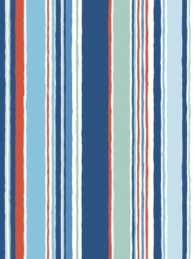 Liberty Art Fabrics Blue and Red Deckchair Stripes Lasenby Quilting Cotton Liberty Art Fabrics Blue and Red Deckchair Stripes Lasenby Quilting Cotton