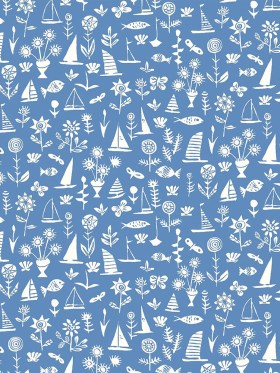 Liberty Art Fabrics Country Blue Sealife Lasenby Quilting Cotton Liberty Art Fabrics Country Blue Sealife Lasenby Quilting Cotton