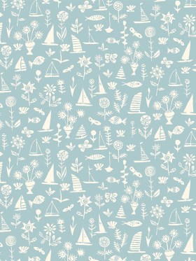 Liberty Art Fabrics Sky Blue Sealife Lasenby Quilting Cotton Liberty Art Fabrics Sky Blue Sealife Lasenby Quilting Cotton