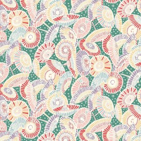 Liberty Art Fabrics Red and Green Sun Parasol Lasenby Quilting Cotton Liberty Art Fabrics Red and Green Sun Parasol Lasenby Quilting Cotton