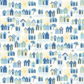 Liberty Art Fabrics Blue and Yellow Sunny Days Lasenby Quilting Cotton Liberty Art Fabrics Blue and Yellow Sunny Days Lasenby Quilting Cotton