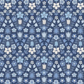 Liberty Art Fabrics Blue Hampstead Meadow Lasenby Quilting Cotton Liberty Art Fabrics Blue Hampstead Meadow Lasenby Quilting Cotton