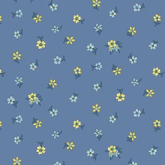 Liberty Art Fabrics Blue Hampton Sprig Lasenby Quilting Cotton Liberty Art Fabrics Blue Hampton Sprig Lasenby Quilting Cotton