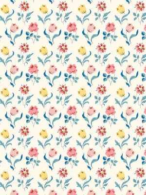 Liberty Art Fabrics Pink and Yellow Oshibana Lasenby Quilting Cotton Liberty Art Fabrics Pink and Yellow Oshibana Lasenby Quilting Cotton