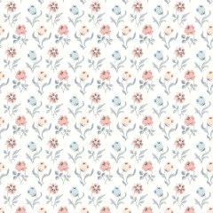 Liberty Art Fabrics Muted Blue and Pink Oshibana Lasenby Quilting Cotton Liberty Art Fabrics Muted Blue and Pink Oshibana Lasenby Quilting Cotton